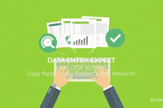data entry excel typing canva
