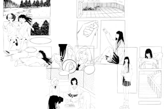 draw manga panel for you
