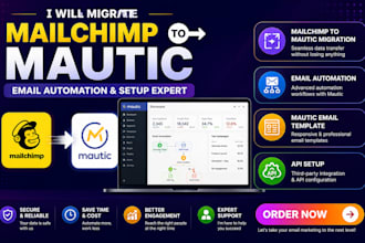 migrate mailchimp to mautic email automation mautic email template API setup
