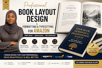 do professional book layout design book formatting layout typesetting for amazon