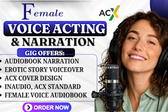 be your audiobook narrator, erotic novel book voice acting, audiobook voiceover
