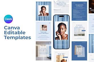 design aesthetics instagram canva templates