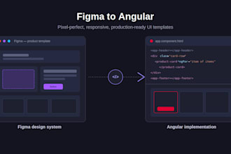 convert your figma designs into clean  angular templates
