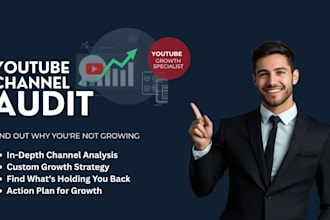 audit your youtube channel and create a custom growth strategy