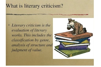 do critical analysis of poems, plays, novels and stories