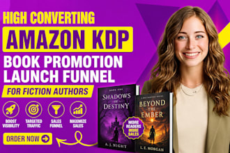 amazon KDP book marketing funnel to increase book sales and attract more readers