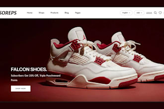 build sneakers store sneakers website footwear website sneakers shopify store