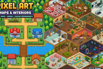 isometric pixel game art retro pixel asset pixel  tileset art sprite environment