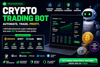 develop crypto trading bot with binance api