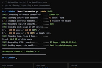 automate your windows IT tasks with powershell and python