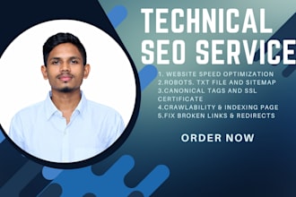 do technical SEO audit and fix technical issues for website
