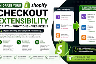 migrate your shopify checkout extensibility scripts functions web pixels