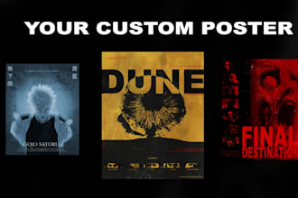 design a brutalist, neo grunge poster or album cover