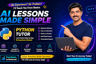 teach ai and python coding with project based learning