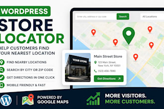 build a store locator map with google maps API on wordpress