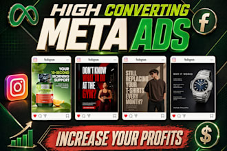 design high converting instagram and facebook ad creatives