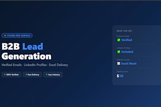 find verified b2b leads and email list for your business