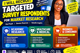 recruit targeted survey respondents for market research