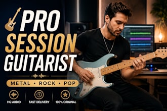 record professional acoustic guitar for you