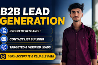 do targeted b2b prospect research and lead generation