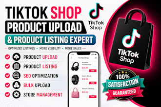 do tiktok shop product upload, tiktok product listing and SEO optimization