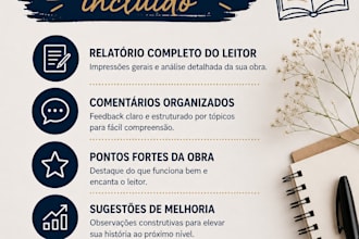 leitura beta com meu feedback sincero