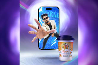 do advanced photoshop manipulation and product poster design
