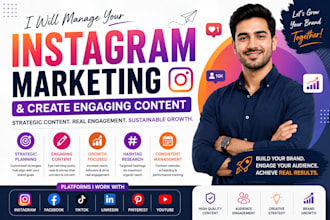 manage your instagram marketing and create engaging content for brand growth