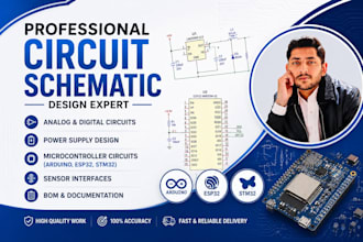 design professional electronic circuits and schematic diagrams