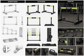 design adjustable hurdles, jump training equipment, resistance bands accessories