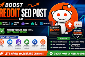 boost reddit SEO post for fintech startups, finance apps, saas ai tools website