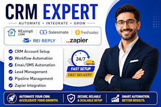 setup resimpli crm salesmate freshsales automation rei reply zapier integration