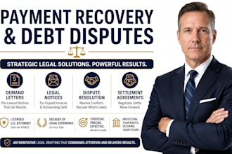 draft a powerful attorney pre lawsuit demand letter to recover your money