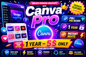 invite you to my canva pro education team for 1 year