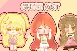 draw a cute custom chibi character