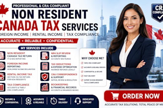 prepare non resident canada tax foreign income rental and compliance