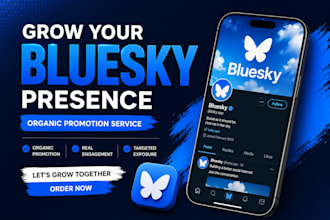 do bluesky promotion, organic growth, and bluesky marketing