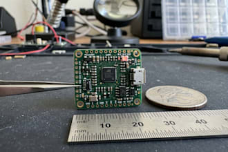develop high density miniature pcb with circuit design schematic and pcb layout
