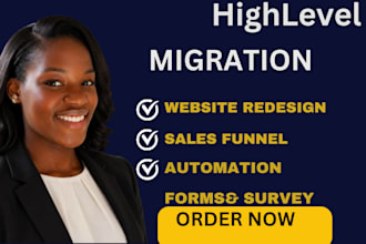 migrate gohighlevel website, sales funnel automation, ghl work flow