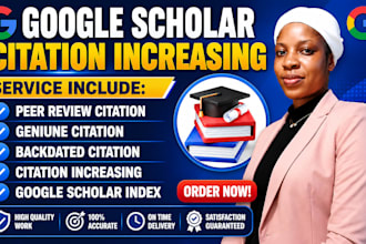 write, increase google scholar citations and academic research visibility