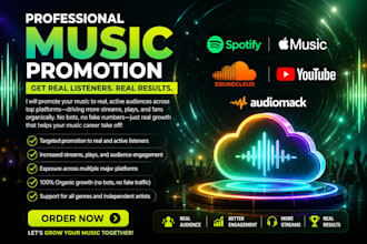 promote your music to millions active listeners organically