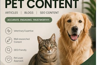 write professional pet and veterinary content