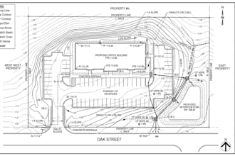 design site grading plans, road and site plans in civil 3d erosion control