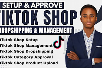 setup tik tok shop tiktok shop affiliate tiktok dropshipping category approval