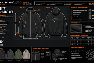 design menswear, streetwear, sportswear, leggings and bra tech pack