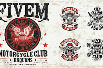 design professional fivem kuttes and motorcycle club uniform