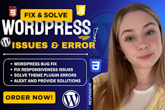 fix wordpress issues, fix wordpress errors, wordpress bug fix wordpress website
