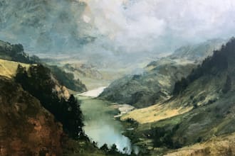 make amazing landscape and character illustration