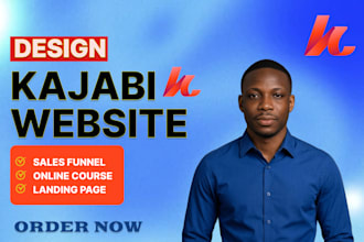 design kajabi website, kajabi online course, kajabi landing page, sales funnel