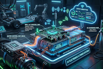 design custom smartwatch, wearable device, ble pcb, embedded firmware and iot